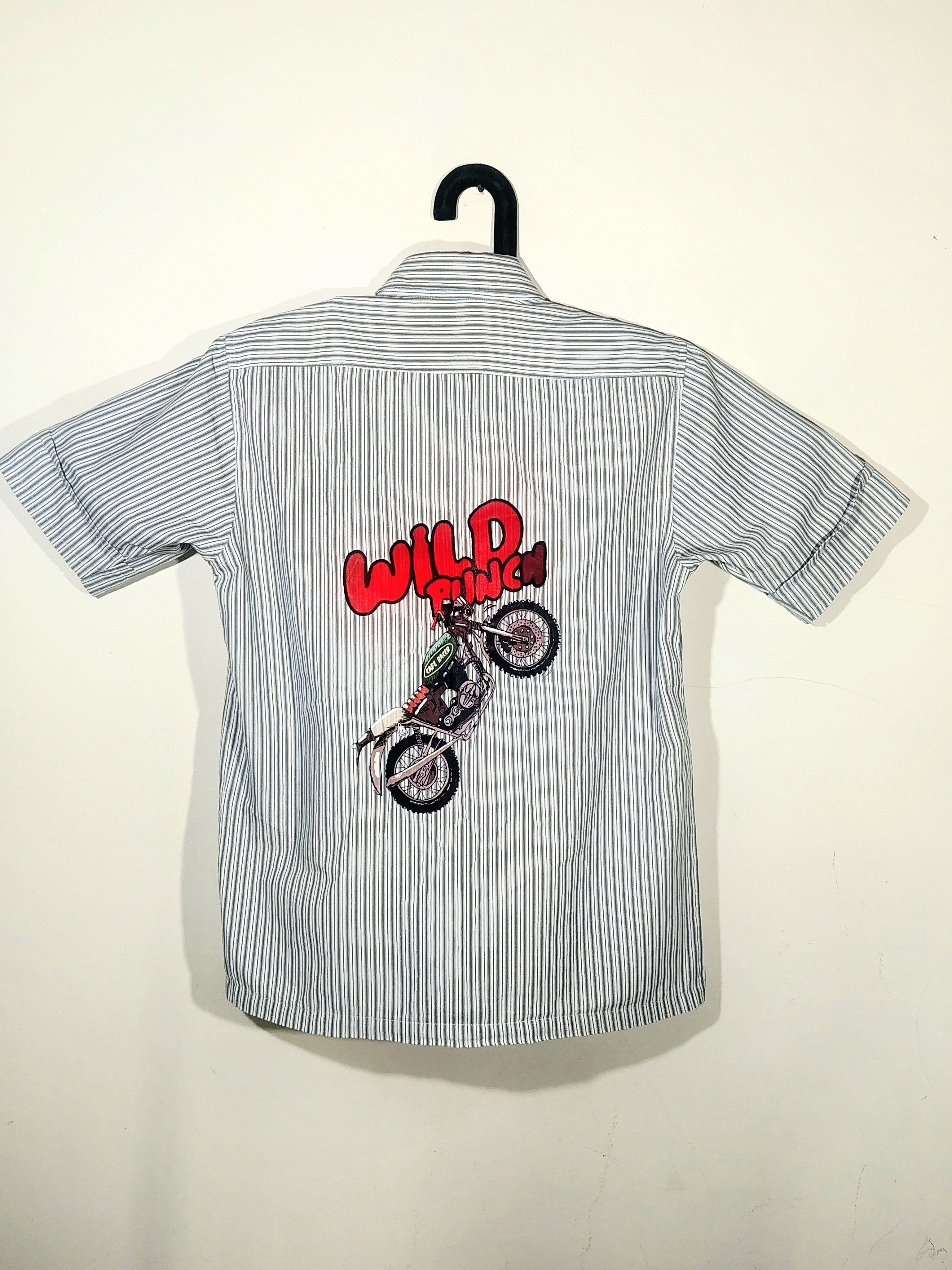 Boxy Printed Shirt Wild Punch