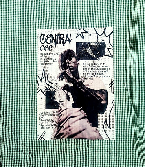 Boxy Printed Shirt Central Cee