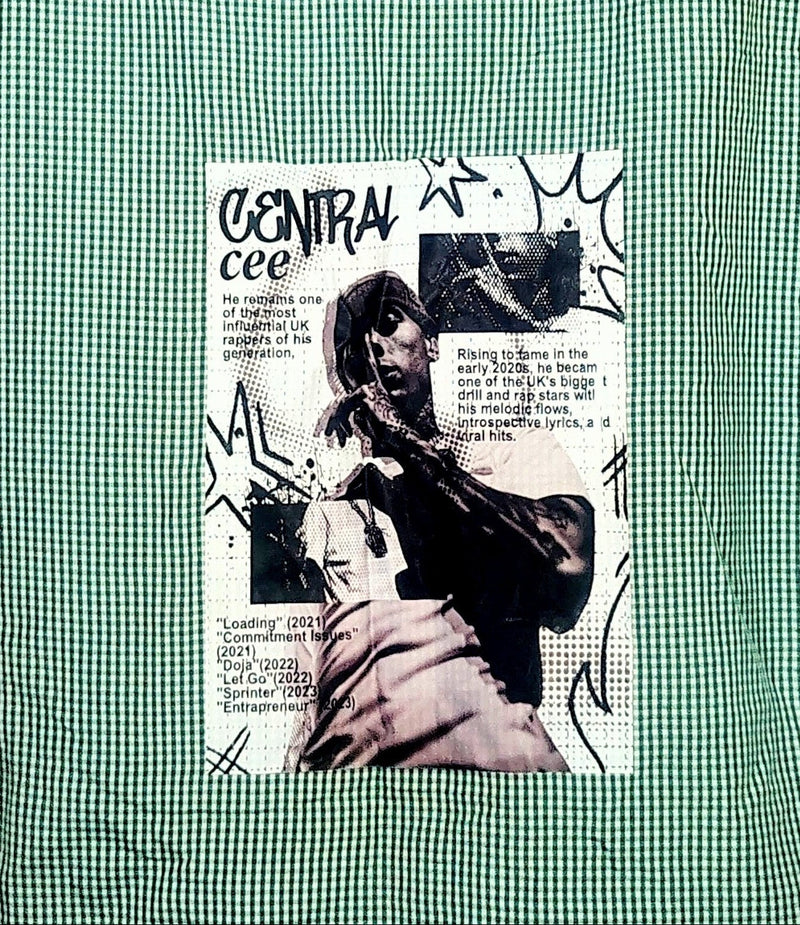 Boxy Printed Shirt Central Cee