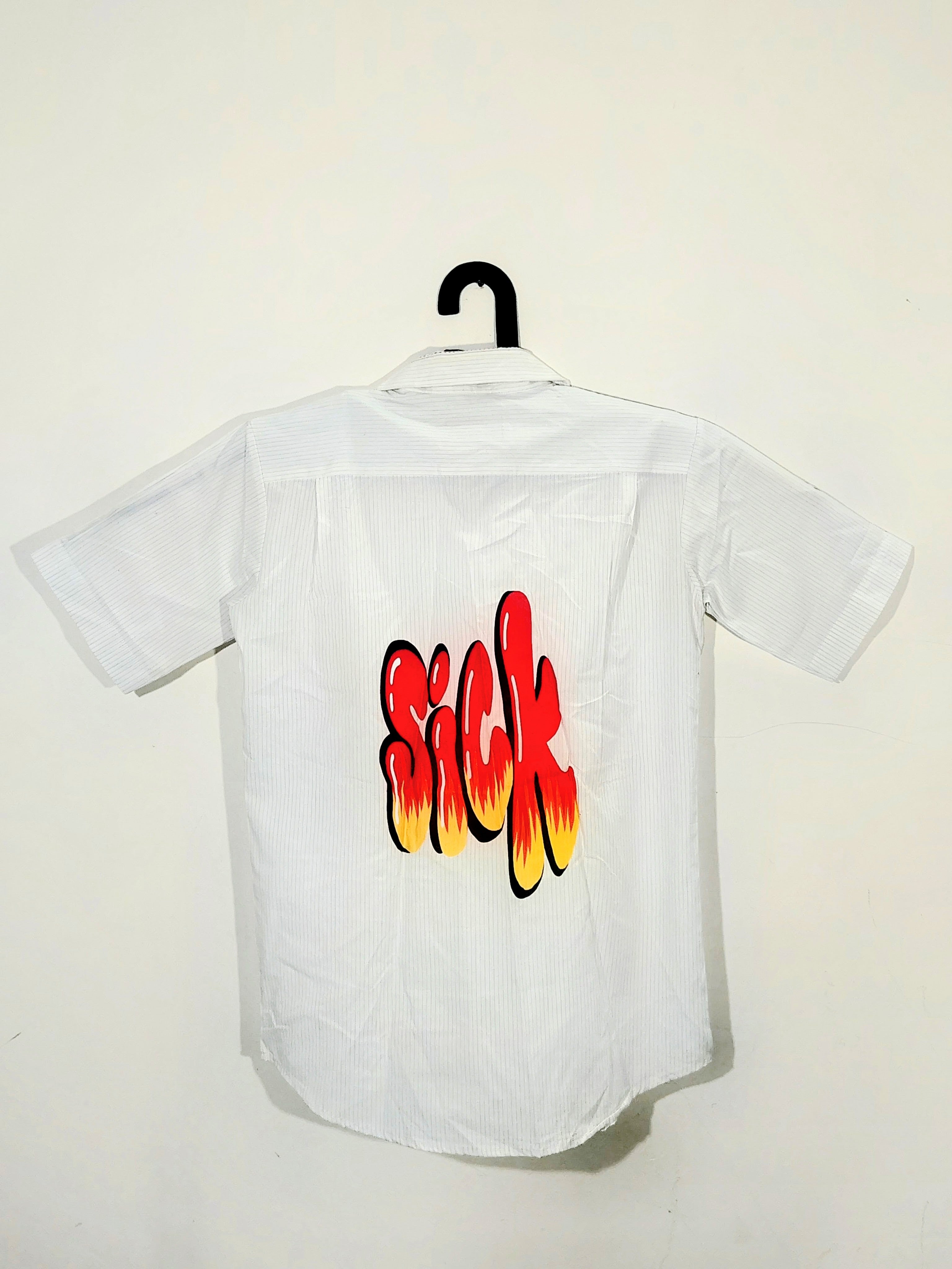 Boxy Printed Shirt Sick
