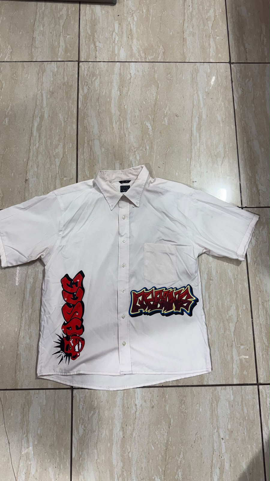 Boxy Printed Shirt